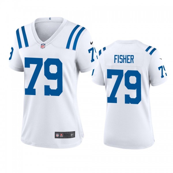 Women's Indianapolis Colts Eric Fisher White Game ...