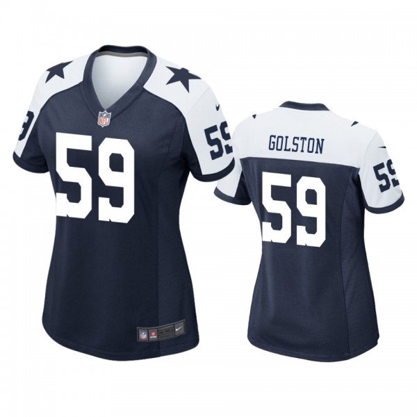 Women's Dallas Cowboys Chauncey Golston Navy Alter...