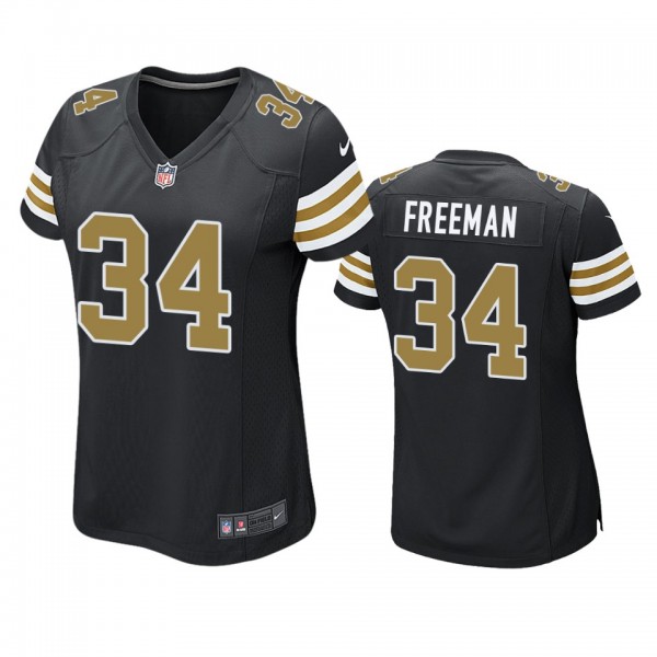 Women's New Orleans Saints Devonta Freeman Black A...