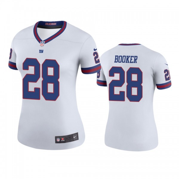 New York Giants Devontae Booker White Color Rush L...