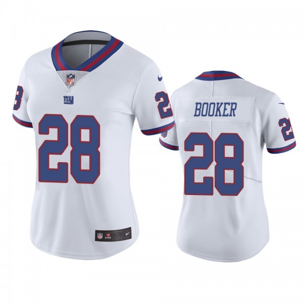 Women's New York Giants Devontae Booker White Colo...