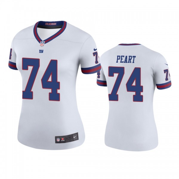 New York Giants Matt Peart White Color Rush Legend...