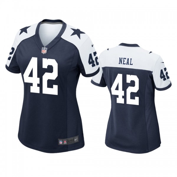 Women's Dallas Cowboys Keanu Neal Navy Alternate G...