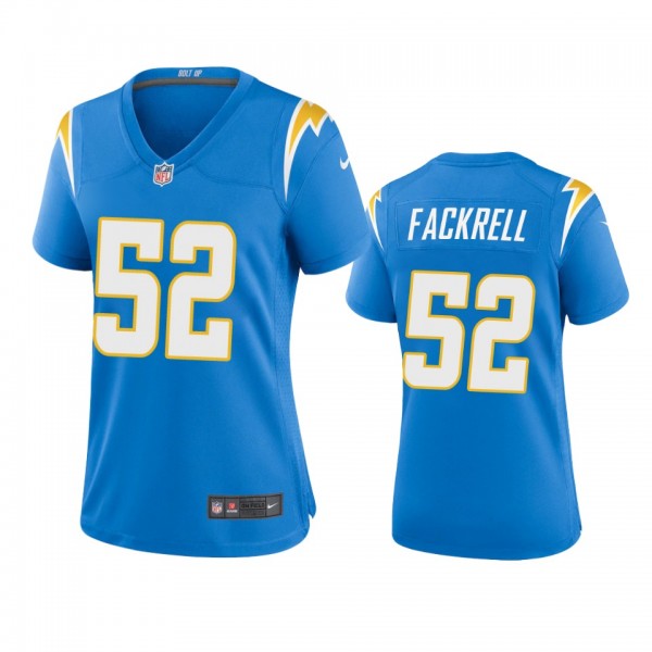 Women's Los Angeles Chargers Kyler Fackrell Powder...