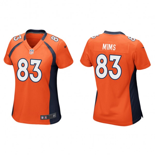 Women's Denver Broncos Marvin Mims Orange 2023 NFL...