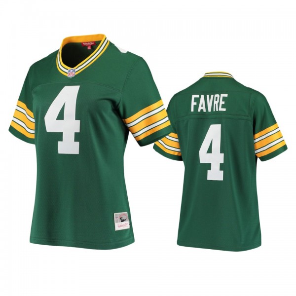 Women's Green Bay Packers Brett Favre Green 1996 L...