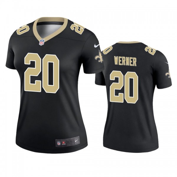 New Orleans Saints Pete Werner Black Legend Jersey...