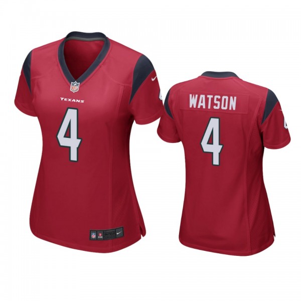 Houston Texans Deshaun Watson Red Nike Game Jersey...