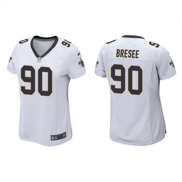 Women's New Orleans Saints Bryan Bresee White 2023...