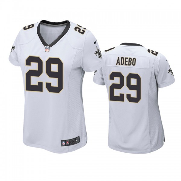 Women's New Orleans Saints Paulson Adebo White Gam...