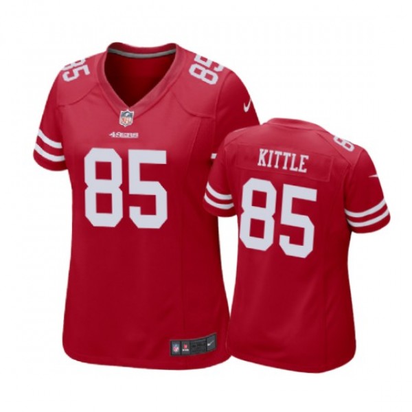 San Francisco 49ers George Kittle Scarlet Nike Gam...