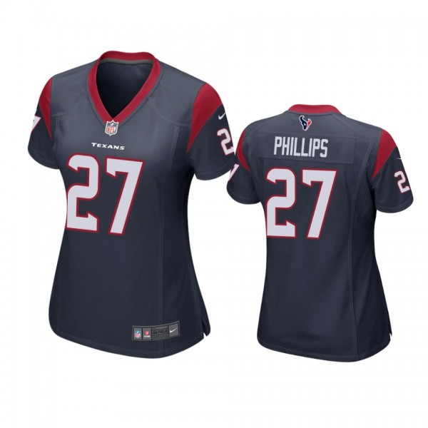 Women's Houston Texans Scottie Phillips Navy Game ...