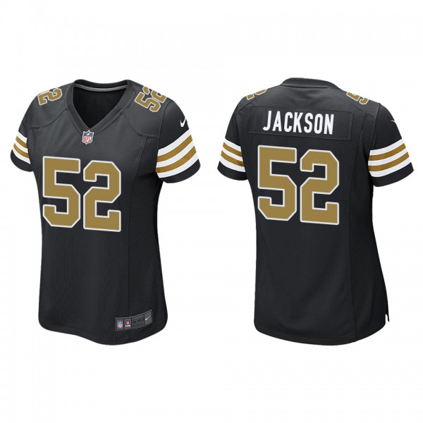 Women's New Orleans Saints D'Marco Jackson Black A...