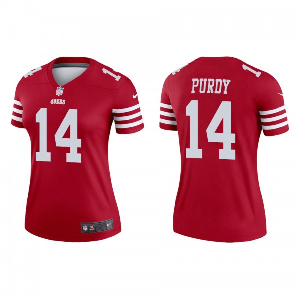 Women's San Francisco 49ers Brock Purdy Scarlet Legend Jersey