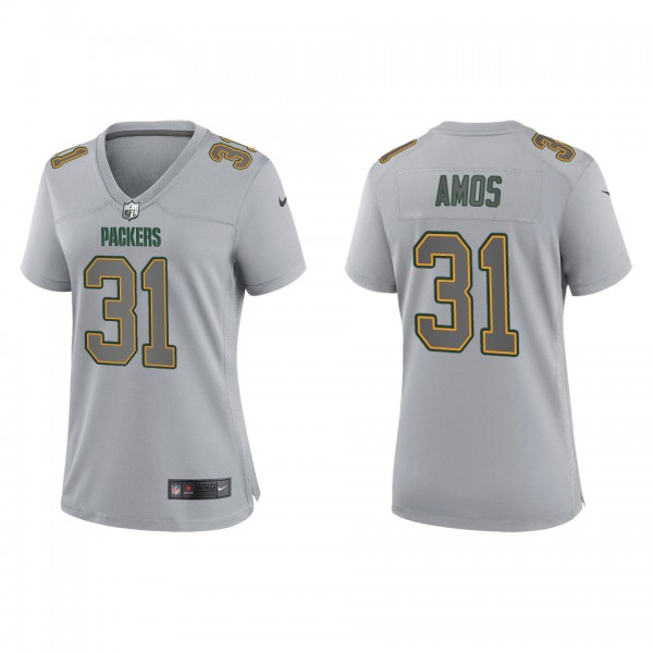 Women's Adrian Amos Green Bay Packers Gray Atmosph...