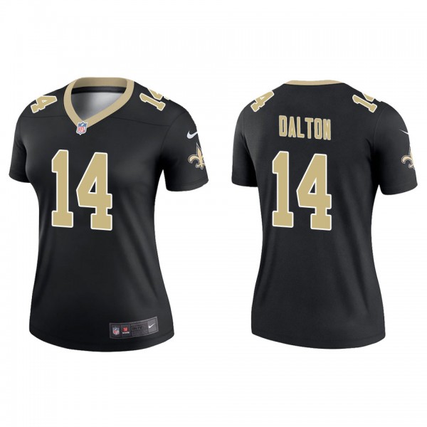 Women's New Orleans Saints Andy Dalton Black Legend Jersey