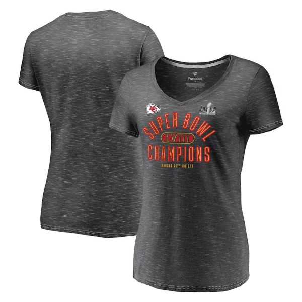 Women's Kansas City Chiefs Charcoal Super Bowl LVI...