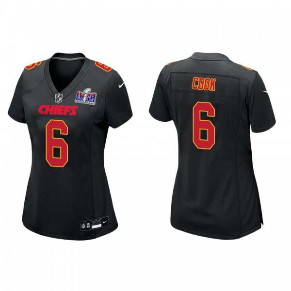 Women's Bryan Cook Kansas City Chiefs Black Super ...