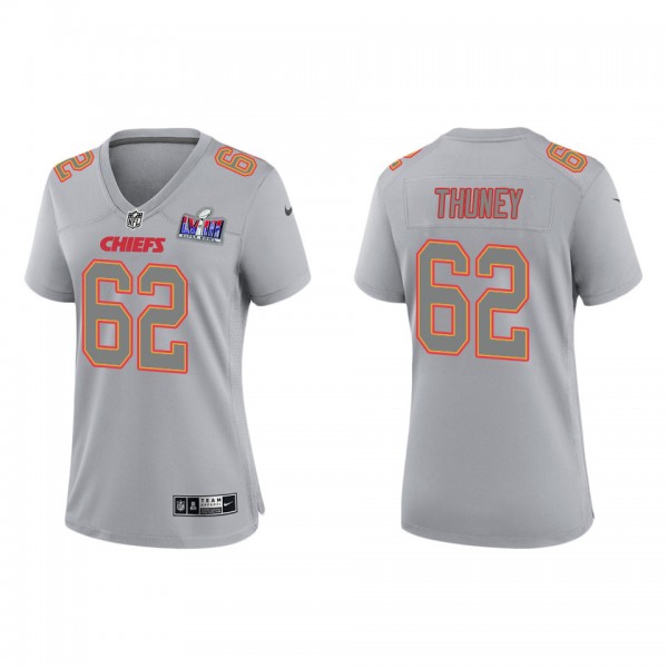 Women's Joe Thuney Kansas City Chiefs Gray Super B...