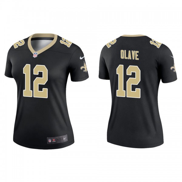 Women's New Orleans Saints Chris Olave Black 2022 ...