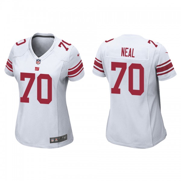 Women's New York Giants Evan Neal White 2022 NFL D...