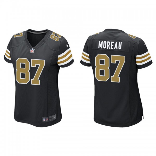 Women's New Orleans Saints Foster Moreau Black Alt...