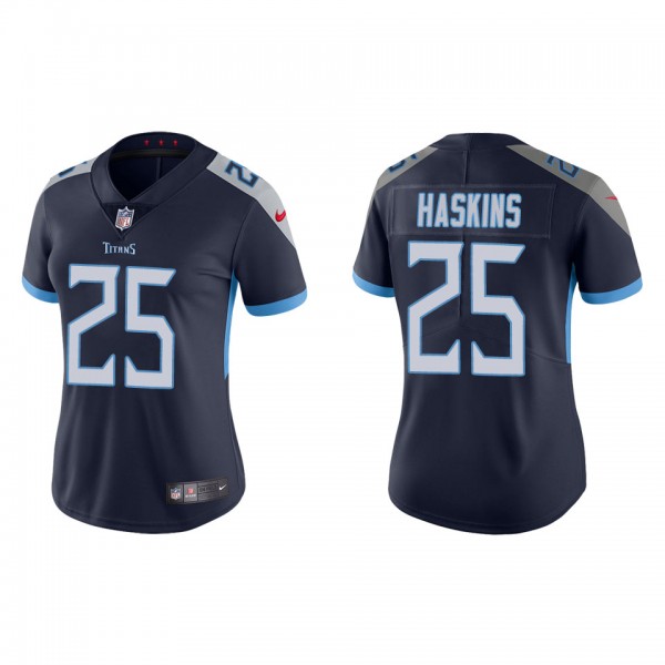 Women's Tennessee Titans Hassan Haskins Navy Vapor...