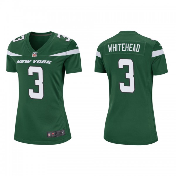 Women's New York Jets Jordan Whitehead Green Game ...