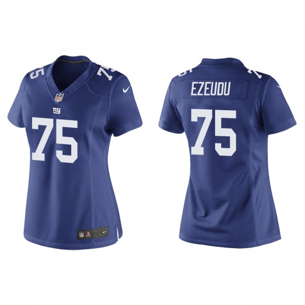 Women's New York Giants Joshua Ezeudu Royal 2022 N...