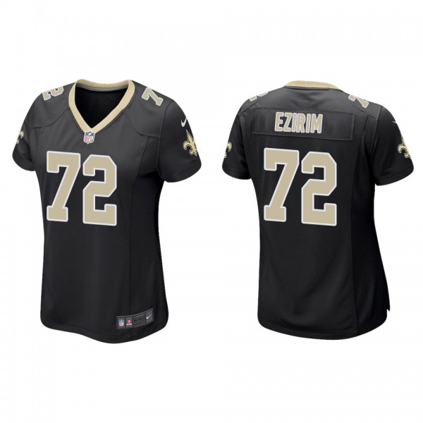 Women's Josiah Ezirim New Orleans Saints Black Gam...