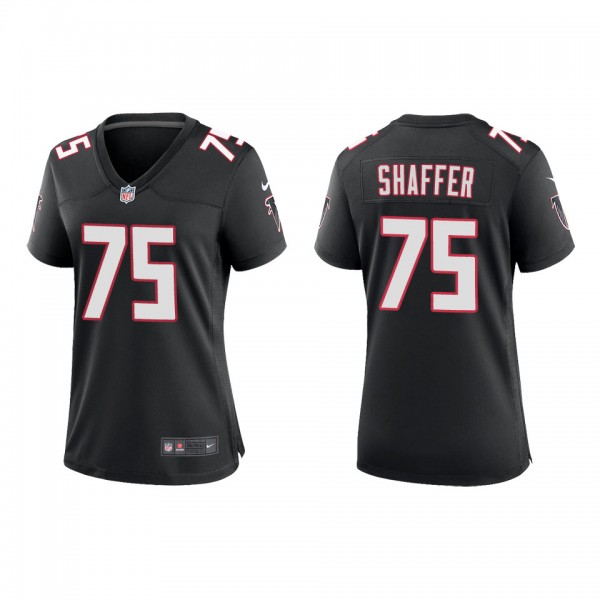 Women's Atlanta Falcons Justin Shaffer Black 2022 ...