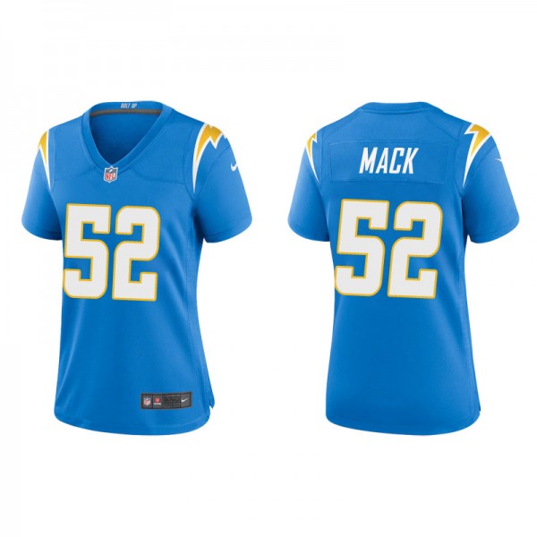 Women's Los Angeles Chargers Khalil Mack Powder Blue Game Jersey