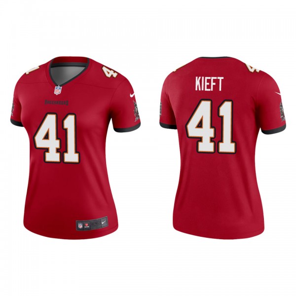 Women's Tampa Bay Buccaneers Ko Kieft Red 2022 NFL...