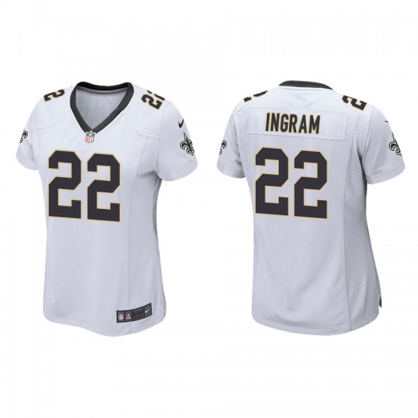 Women's New Orleans Saints Mark Ingram White Game ...