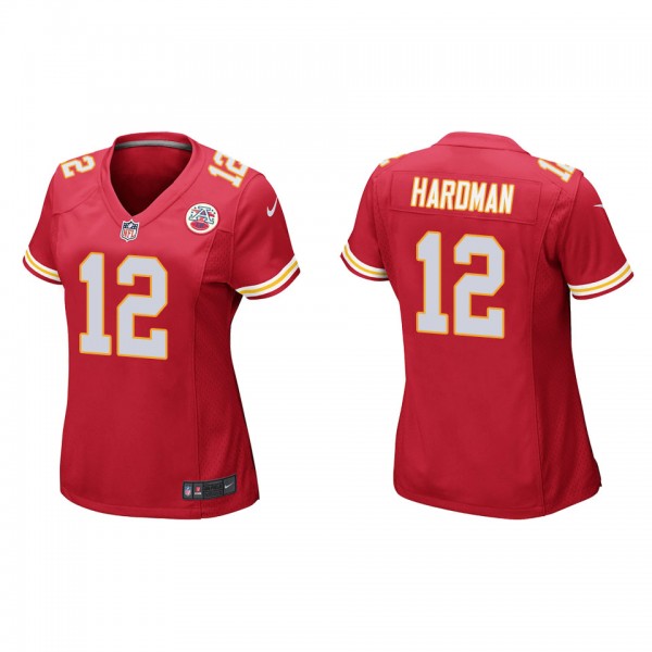 Women's Kansas City Chiefs Mecole Hardman Red Game...