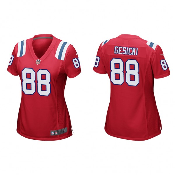 Women's Mike Gesicki New England Patriots Red Game...