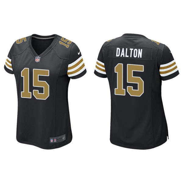 Women's Andy Dalton New Orleans Saints Black Alter...