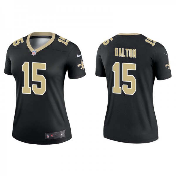 Women's Andy Dalton New Orleans Saints Black Legen...