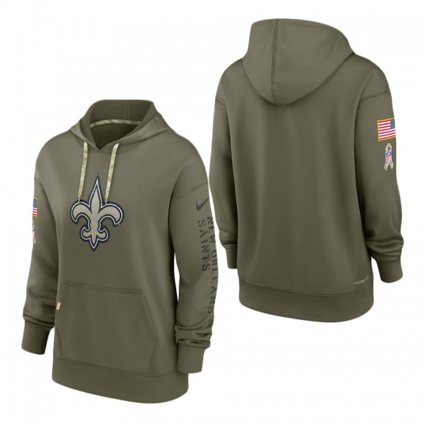 Women's New Orleans Saints Olive 2022 Salute To Se...