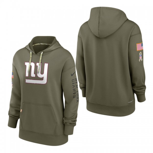 Women's New York Giants Olive 2022 Salute To Servi...