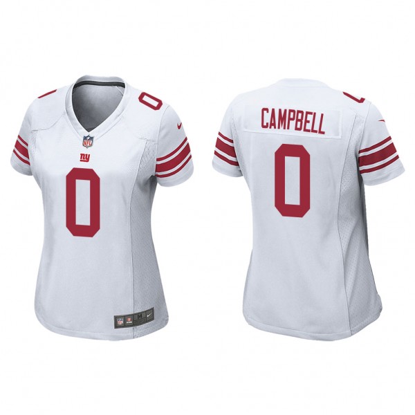Women's Parris Campbell New York Giants White Game...