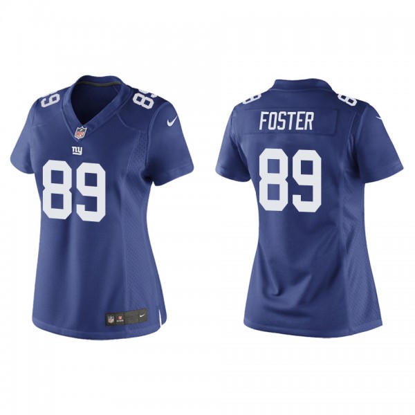 Women's New York Giants Robert Foster Royal Game J...