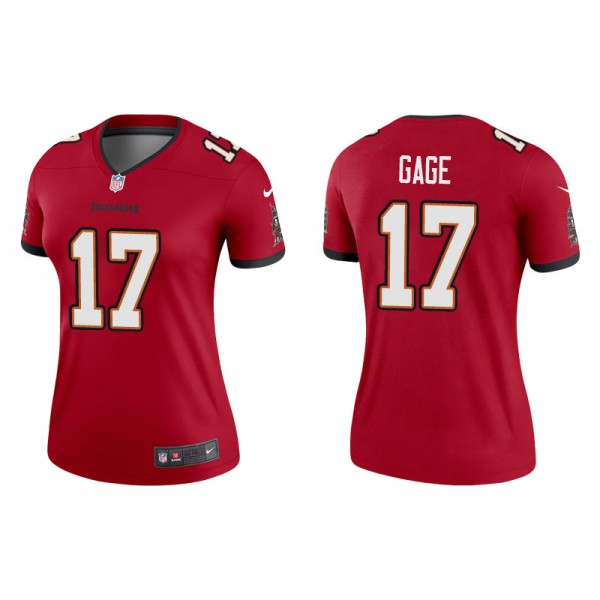 Women's Tampa Bay Buccaneers Russell Gage Red Lege...