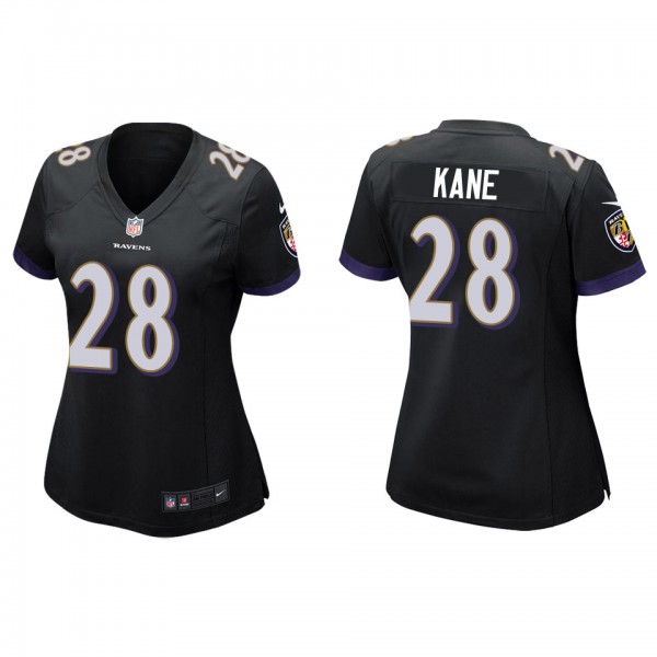 Women's Sanoussi Kane Baltimore Ravens Black Game ...