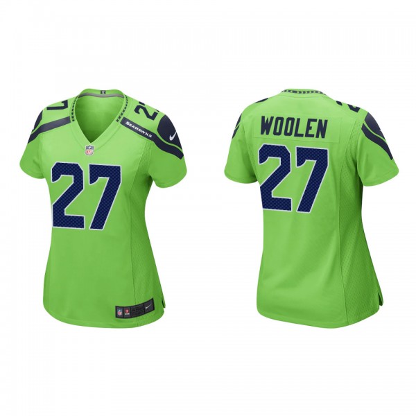 Women's Seattle Seahawks Tariq Woolen Neon Green G...