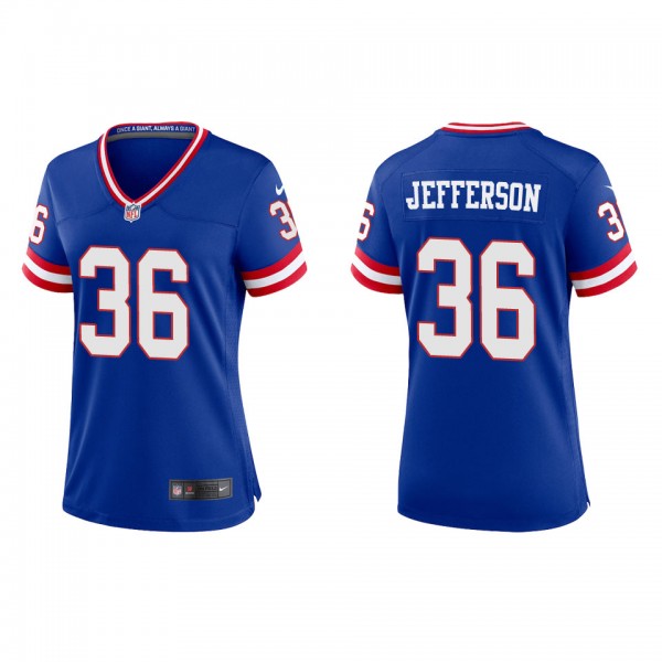 Women's New York Giants Tony Jefferson Royal Class...