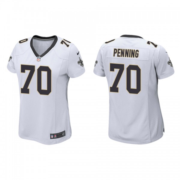 Women's New Orleans Saints Trevor Penning White 20...