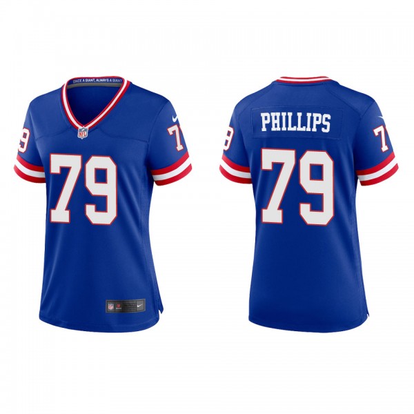 Women's New York Giants Tyre Phillips Royal Classi...