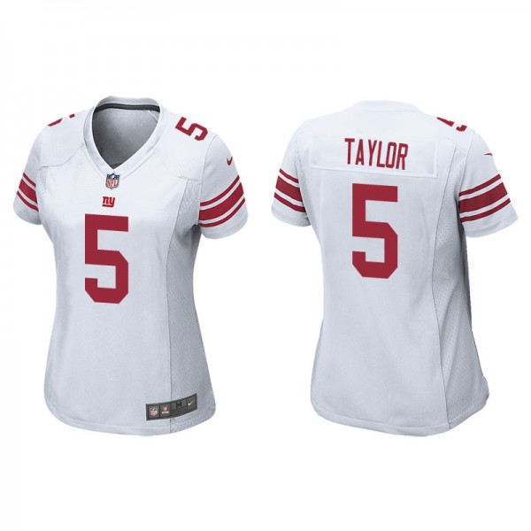 Women's New York Giants Tyrod Taylor White Game Je...