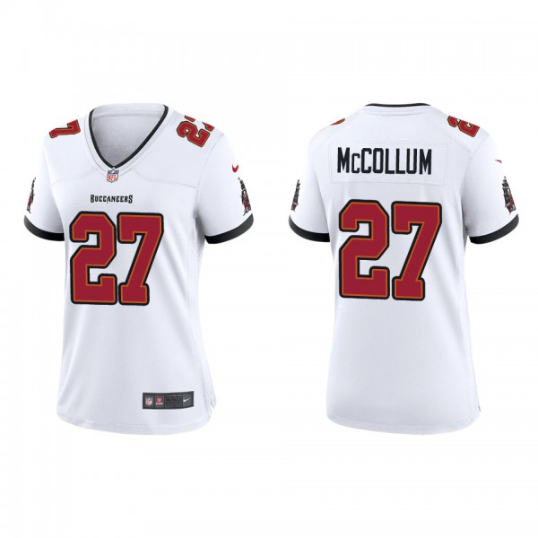 Women's Tampa Bay Buccaneers Zyon McCollum White 2022 NFL Draft Game Jersey